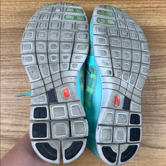 Nike Free Run 5.0 Teal Tiffany Blue Sneakers Shoes - Picture 6 of 6